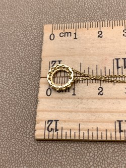 *Колье р.45 Белый Бр цв Лимонное арт. 64647-300-617, (вес 2,59 г) - фото 338618 *Колье р.45 Белый Бр цв Лимонное арт. 64647-300-617, (вес 2,59 г) - фото 338618