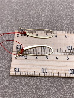 *Серьги Петли Белый Бр цв Лимонное арт. 23709-300-079 (вес 2,51 г) - фото 338635 *Серьги Петли Белый Бр цв Лимонное арт. 23709-300-079 (вес 2,51 г) - фото 338635