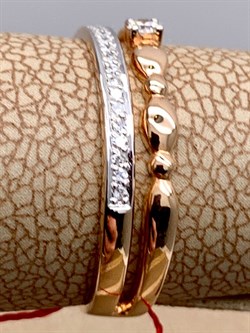 *Кольцо р.16,5 Белый Бр цв Красное арт. 12590-100-181 (вес 2,36 г) - фото 338664