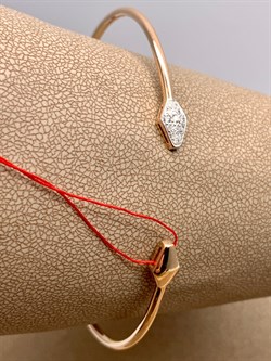 *Браслет р.18-20 цв Красное арт. 5151-100-681 (вес 5,81 г) - фото 338725