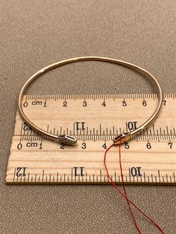 *Браслет р.18-20 цв Красное арт. 5151-100-681 (вес 5,81 г) - фото 338727