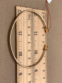 *Браслет р.18-20 цв Красное арт. 5151-100-681 (вес 5,81 г) - фото 338729