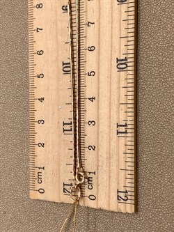 *Цепь арт. ЦП150УКА1П-А51-366, цв красное (Вес 6,6 г) - фото 338762