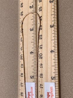 *Цепь р.50 цв Красное арт. ЦП150УКА1П-А51-369 (Вес 7,67 г) - фото 338770