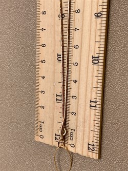 *Цепь р.50 цв Красное арт. ЦП150УКА1П-А51-369 (Вес 7,67 г) - фото 338771