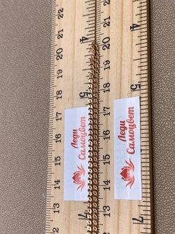 *Цепь"НОННА" р.40 цв Красное арт. ЦН240А2-А51-309 (Вес 3,58 г) - фото 338822