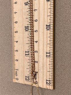 *Цепь"НОННА" р.40 цв Красное арт. ЦН240А2-А51-309 (Вес 3,58 г) - фото 338823