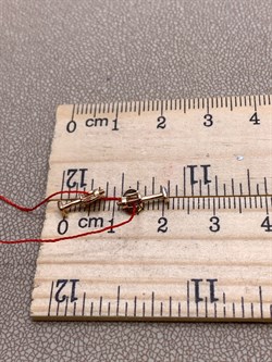 *Пусеты цв Красное арт. 23866-100-684 (вес 0,69 г) - фото 338867 *Пусеты цв Красное арт. 23866-100-684 (вес 0,69 г) - фото 338867