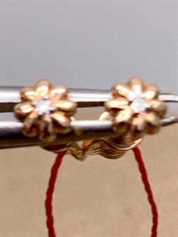 *Пусеты цв Красное арт. 23864-100-581 (вес 0,75 г) - фото 338970 *Пусеты цв Красное арт. 23864-100-581 (вес 0,75 г) - фото 338970