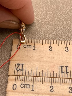 *Подвеска цв Красное арт. 33419-100-561 (вес 1,06 г) - фото 338982