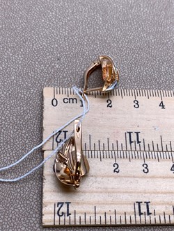 *Серьги цв Красное арт. 02-4131-00-000-1110-48-510 (вес 4,35 г) - фото 339058 *Серьги цв Красное арт. 02-4131-00-000-1110-48-510 (вес 4,35 г) - фото 339058