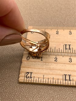 *Кольцо р.18 цв Красное арт. 01-5207-00-000-1110-65-186 (вес 3,92 г) - фото 339115