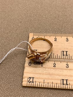 *Кольцо р.18 цв Красное арт. 01-5207-00-000-1110-65-186 (вес 3,92 г) - фото 339116