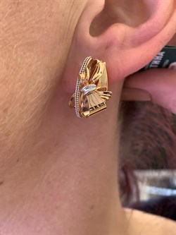 *Серьги цв Красное арт. 02-4238-00-000-1110-65-197 (вес 5,87 г) - фото 339125 *Серьги цв Красное арт. 02-4238-00-000-1110-65-197 (вес 5,87 г) - фото 339125