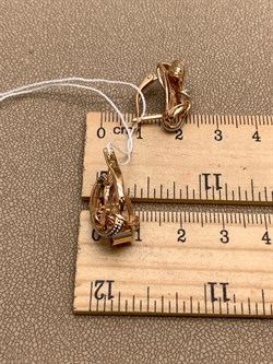 *Серьги цв Красное арт. 02-4238-00-000-1110-65-197 (вес 5,87 г) - фото 339130 *Серьги цв Красное арт. 02-4238-00-000-1110-65-197 (вес 5,87 г) - фото 339130