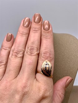 *Кольцо р.18 цв Красное арт. 01-4887-00-000-1110-04-922 (вес 2,16 г) - фото 339155