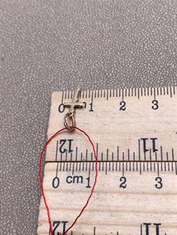 *Подвеска "МАЛЕНЬКОЙ ПРИНЦЕССЕ" арт. 33361-100-943, цв красное, белое (вес 0,36 г) - фото 339409 *Подвеска "МАЛЕНЬКОЙ ПРИНЦЕССЕ" арт. 33361-100-943, цв красное, белое (вес 0,36 г) - фото 339409