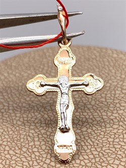 *Подвеска цв Красное, Белое арт. 3636-100-056 (вес 1,02 г) - фото 339424