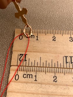 *Подвеска цв Красное, Белое арт. 3636-100-056 (вес 1,02 г) - фото 339426