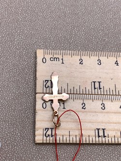 *Подвеска цв Красное, Белое арт. 3636-100-056 (вес 1,02 г) - фото 339427