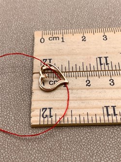 *Подвеска цв Красное арт. 3344-100-193 (вес 0,74 г) - фото 339433