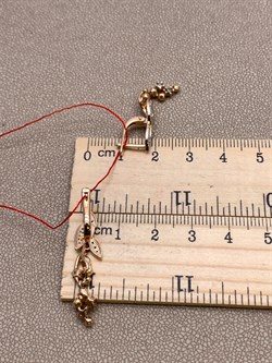 *Серьги  Бриллиант Коньячный Микс цв Красное арт. 23204-117-703 (вес 4,73 г) - фото 339483 *Серьги  Бриллиант Коньячный Микс цв Красное арт. 23204-117-703 (вес 4,73 г) - фото 339483