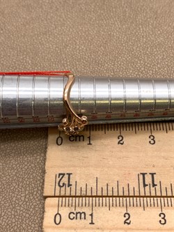 *Кольцо р.16,5 Бриллиант Коньячный Микс цв Красное арт. 13202-117-819 (вес 2,25 г) - фото 339497