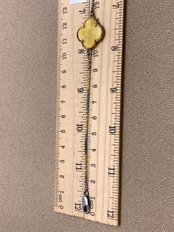 *Браслет на ногу Клевер р.19-23 Янтарь арт. 824038п-034 Вес 4,59 г - фото 339648 *Браслет на ногу Клевер р.19-23 Янтарь арт. 824038п-034 Вес 4,59 г - фото 339648