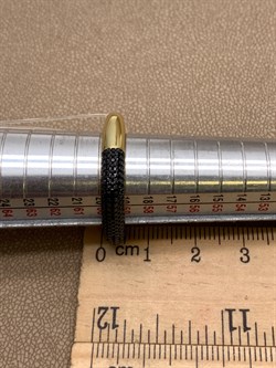 *Кольцо р.19 Черный Фианит Микро Вставки арт. CZ-R02165-X-LB-X-X-B-844 вес 4,1 г - фото 339651 *Кольцо р.19 Черный Фианит Микро Вставки арт. CZ-R02165-X-LB-X-X-B-844 вес 4,1 г - фото 339651