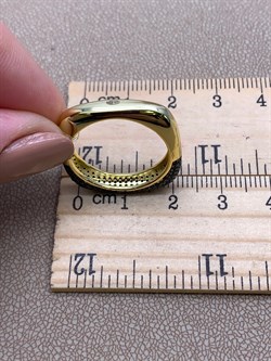 *Кольцо р.19 Черный Фианит Микро Вставки арт. CZ-R02165-X-LB-X-X-B-844 вес 4,1 г - фото 339661 *Кольцо р.19 Черный Фианит Микро Вставки арт. CZ-R02165-X-LB-X-X-B-844 вес 4,1 г - фото 339661