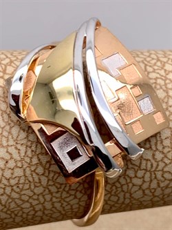 *Кольцо р.18 цв Красное, Лимонное арт. 01-5061-00-000-1113-48-311 (вес 2,28 г) - фото 339683