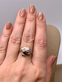 *Кольцо р.18 цв Красное, Лимонное арт. 01-5061-00-000-1113-48-311 (вес 2,28 г) - фото 339689