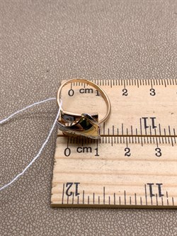 *Кольцо р.18 цв Красное, Лимонное арт. 01-5061-00-000-1113-48-311 (вес 2,28 г) - фото 339692