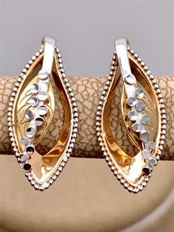 *Серьги цв Красное, Лимонное арт. 02-4030-00-000-1113-42-731 (вес 2,53 г) - фото 339869 *Серьги цв Красное, Лимонное арт. 02-4030-00-000-1113-42-731 (вес 2,53 г) - фото 339869