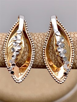 *Серьги цв Красное, Лимонное арт. 02-4030-00-000-1113-42-731 (вес 2,53 г) - фото 339870 *Серьги цв Красное, Лимонное арт. 02-4030-00-000-1113-42-731 (вес 2,53 г) - фото 339870