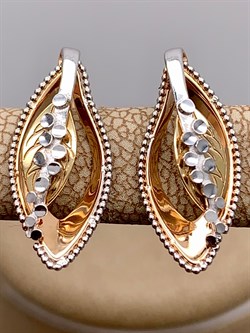 *Серьги цв Красное, Лимонное арт. 02-4030-00-000-1113-42-731 (вес 2,53 г) - фото 339874 *Серьги цв Красное, Лимонное арт. 02-4030-00-000-1113-42-731 (вес 2,53 г) - фото 339874