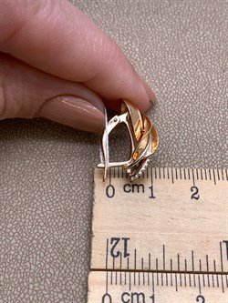 *Серьги цв Красное, Лимонное арт. 02-4205-00-000-1113-48-929 (вес 5,16 г) - фото 339905 *Серьги цв Красное, Лимонное арт. 02-4205-00-000-1113-48-929 (вес 5,16 г) - фото 339905