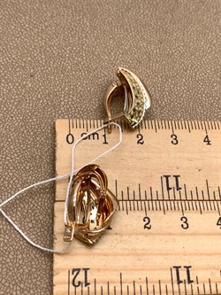 *Серьги цв Красное, Лимонное арт. 02-4205-00-000-1113-48-929 (вес 5,16 г) - фото 339911 *Серьги цв Красное, Лимонное арт. 02-4205-00-000-1113-48-929 (вес 5,16 г) - фото 339911