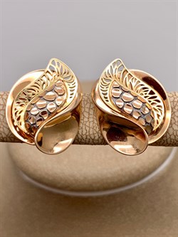 *Серьги цв Красное, Лимонное арт. 02-3889-00-000-1113-48-080 (вес 3,67 г) - фото 339928 *Серьги цв Красное, Лимонное арт. 02-3889-00-000-1113-48-080 (вес 3,67 г) - фото 339928