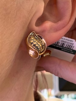 *Серьги цв Красное, Лимонное арт. 02-3889-00-000-1113-48-080 (вес 3,67 г) - фото 339933 *Серьги цв Красное, Лимонное арт. 02-3889-00-000-1113-48-080 (вес 3,67 г) - фото 339933