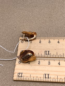 *Серьги цв Красное, Лимонное арт. 02-3889-00-000-1113-48-080 (вес 3,67 г) - фото 339935 *Серьги цв Красное, Лимонное арт. 02-3889-00-000-1113-48-080 (вес 3,67 г) - фото 339935