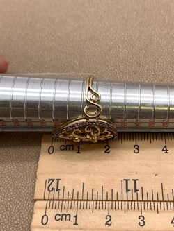 *Кольцо р.18,5 Коньячный Фианит арт. NR-R00461-X-G-W-X-BR-595 вес 3,7 г - фото 340076