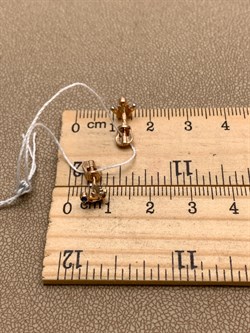 *Пусеты Эмаль цв Красное арт. 02-4709-00-000-1110-59-850 (вес 1,29 г) - фото 340437 *Пусеты Эмаль цв Красное арт. 02-4709-00-000-1110-59-850 (вес 1,29 г) - фото 340437