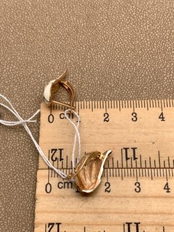 *Серьги Эмаль цв Красное арт. 02-3544-00-000-1110-25-889 (вес 3,3 г) - фото 340470 *Серьги Эмаль цв Красное арт. 02-3544-00-000-1110-25-889 (вес 3,3 г) - фото 340470