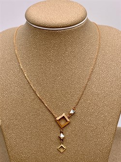 *Колье р.45-50 цв Лимонное, Красное, Белое арт. 07-0202-00-000-1140-04-241 (вес 3,11 г) - фото 340511 *Колье р.45-50 цв Лимонное, Красное, Белое арт. 07-0202-00-000-1140-04-241 (вес 3,11 г) - фото 340511