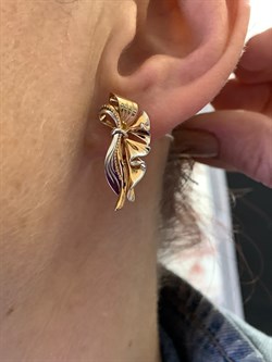 *Серьги цв Лимонное, Красное, Белое арт. 02-4133-00-000-1140-48-794 (вес 4,43 г) - фото 340636 *Серьги цв Лимонное, Красное, Белое арт. 02-4133-00-000-1140-48-794 (вес 4,43 г) - фото 340636