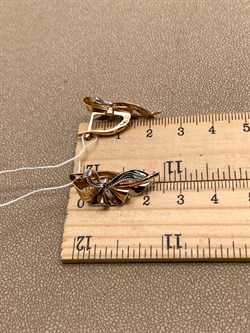 *Серьги цв Лимонное, Красное, Белое арт. 02-4133-00-000-1140-48-794 (вес 4,43 г) - фото 340640 *Серьги цв Лимонное, Красное, Белое арт. 02-4133-00-000-1140-48-794 (вес 4,43 г) - фото 340640