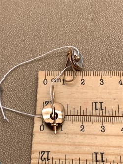 *Серьги Петли цв Лимонное, Красное, Белое арт. 02-4021-00-000-1140-48-443 (вес 3,16 г) - фото 340665 *Серьги Петли цв Лимонное, Красное, Белое арт. 02-4021-00-000-1140-48-443 (вес 3,16 г) - фото 340665