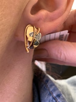 *Серьги цв Лимонное, Красное, Белое арт. 02-4043-00-000-1140-48-059 (вес 4,07 г) - фото 340668 *Серьги цв Лимонное, Красное, Белое арт. 02-4043-00-000-1140-48-059 (вес 4,07 г) - фото 340668