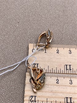 *Серьги цв Лимонное, Красное, Белое арт. 02-4043-00-000-1140-48-059 (вес 4,07 г) - фото 340671 *Серьги цв Лимонное, Красное, Белое арт. 02-4043-00-000-1140-48-059 (вес 4,07 г) - фото 340671